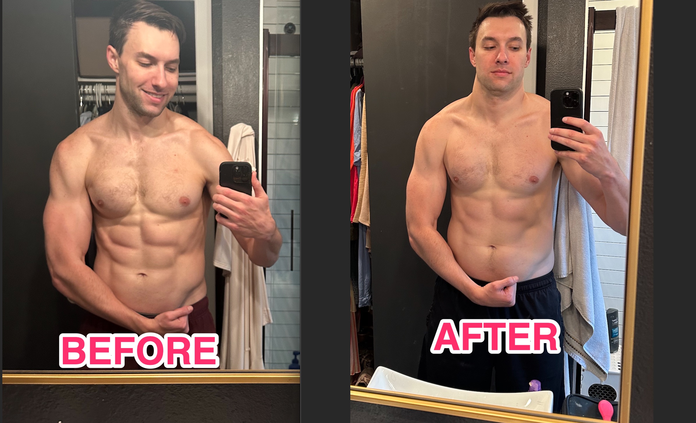 bulk before & after